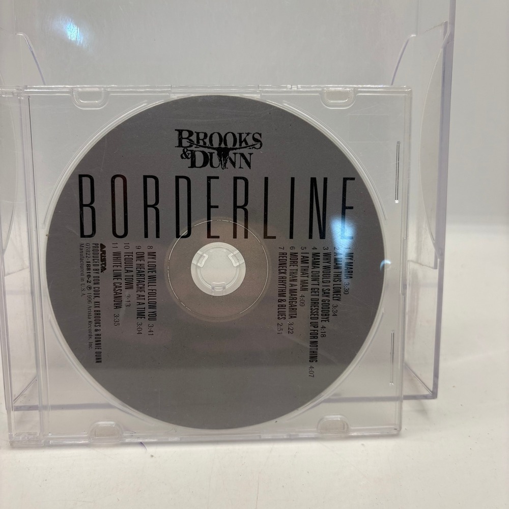 Brooks & Dunn Borderline CD 1996 Arista Records 07822-18810-2 Country Music